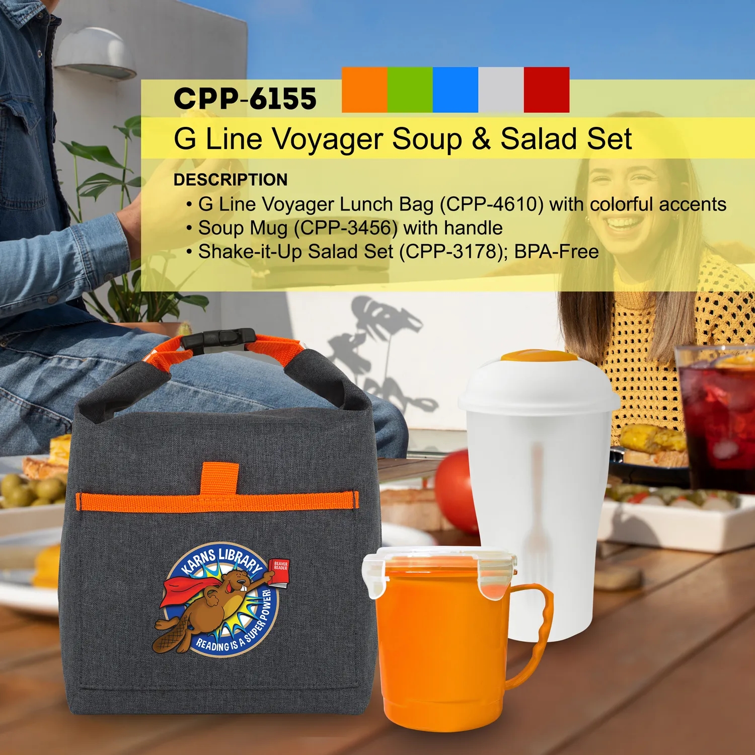 G Line Voyager Soup & Salad Set 15