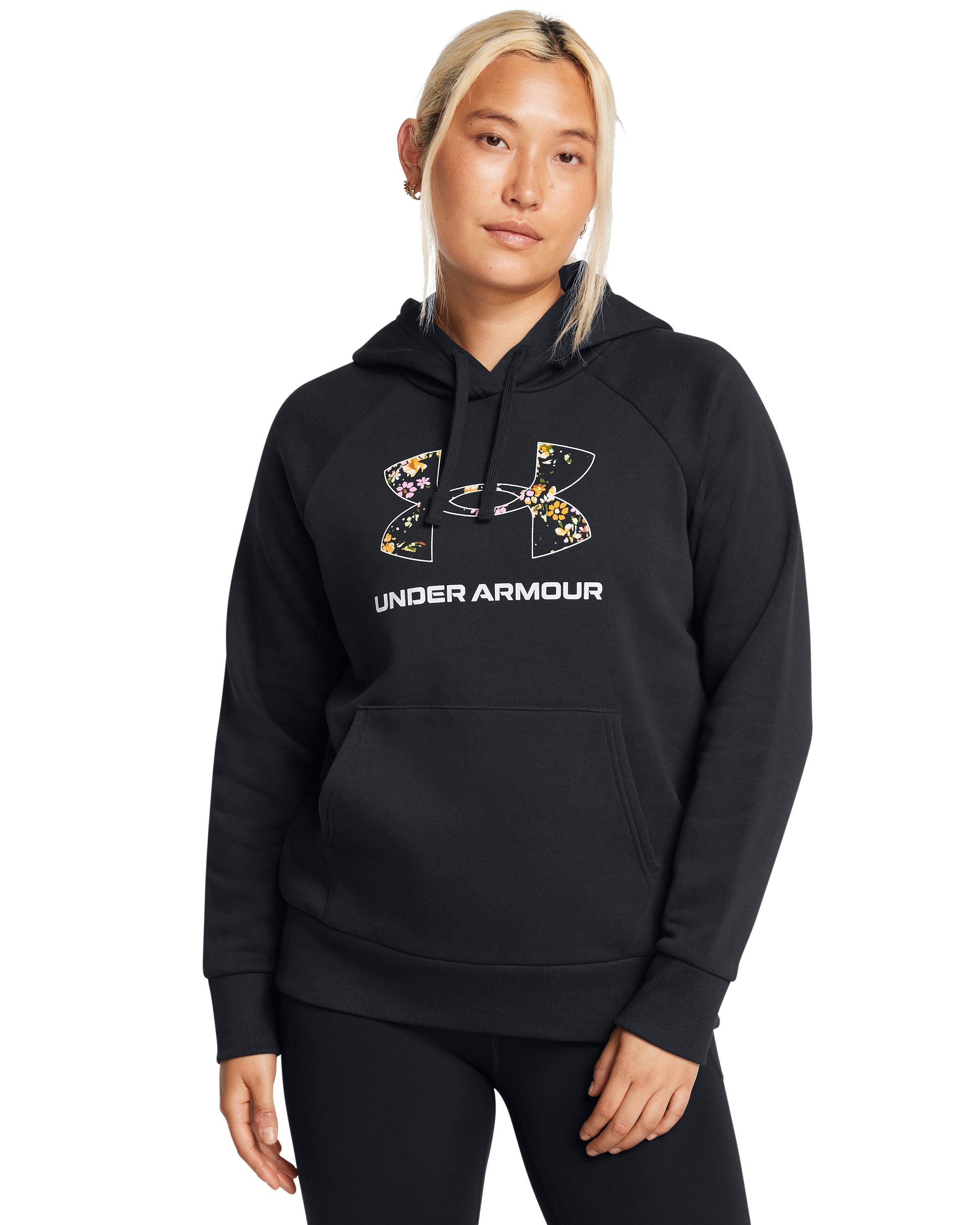 UA Rival Fleece Big Logo Print Fill Women's Hoodie 2