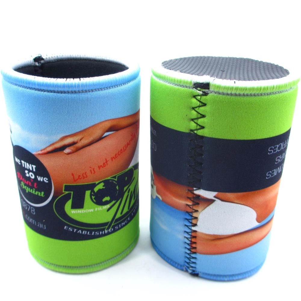 Custom fashion neoprene hand can cooler drink stubby holder, custom koozie with logo imprint 3