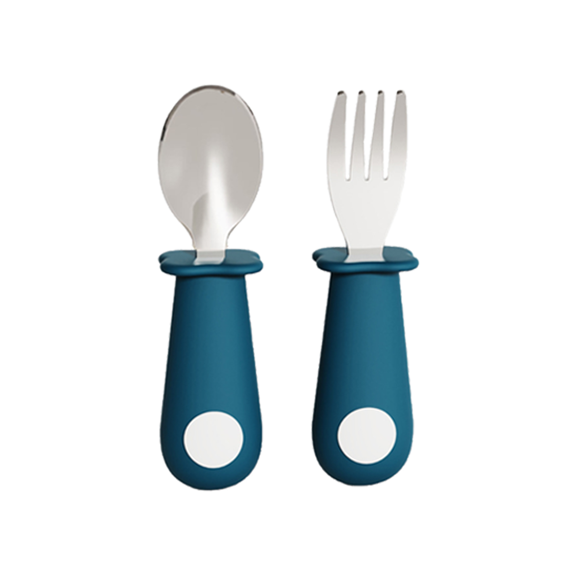Silicone Baby Fork and Spoon Set 3