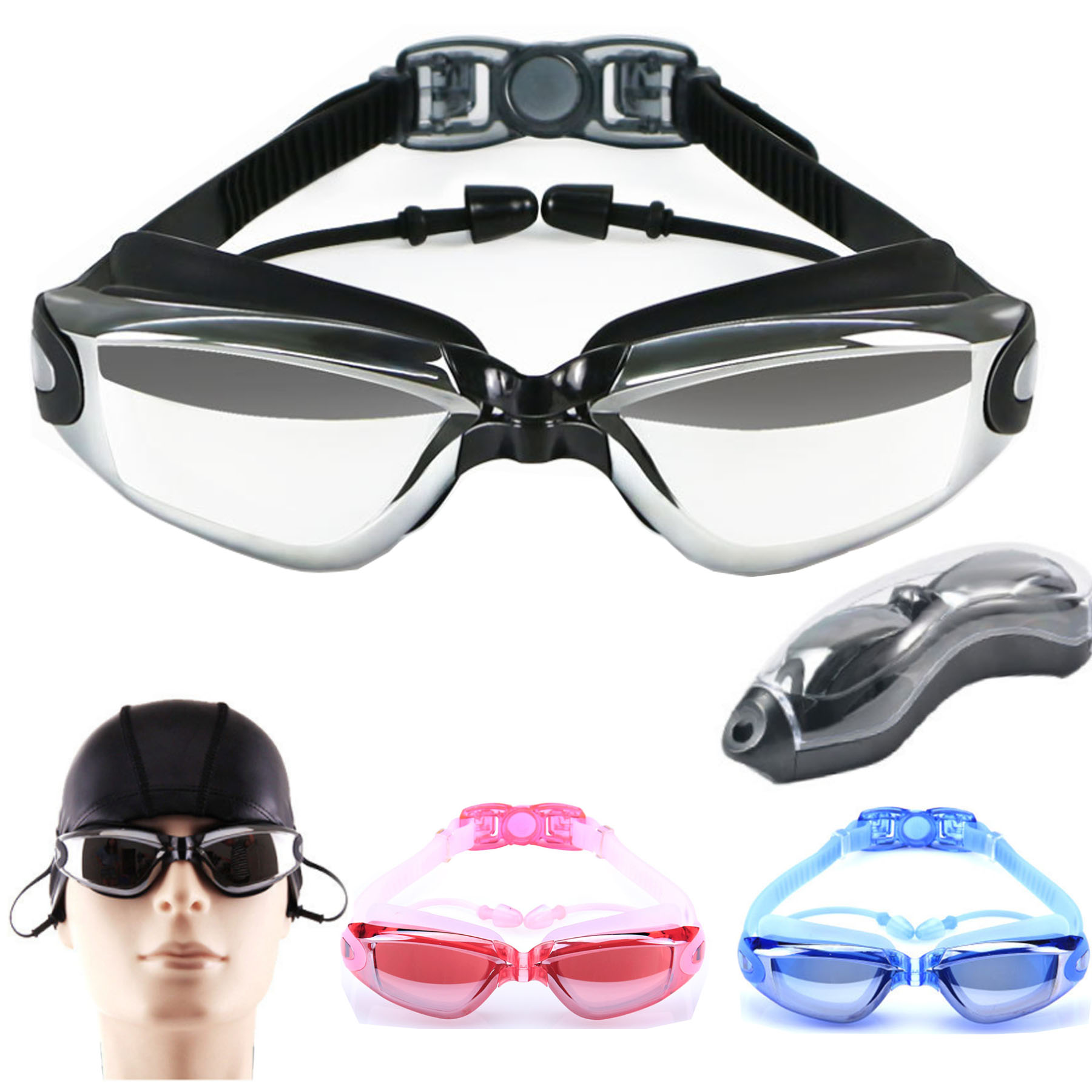 Swim Goggles With Ear Plugs 1