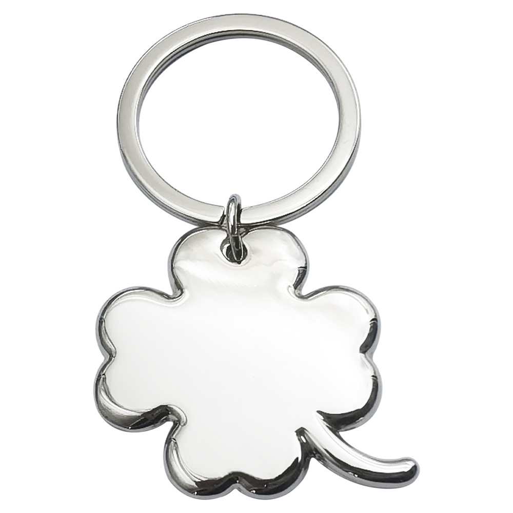 Creative Four-Leaf Clover Metal Key Ring 8