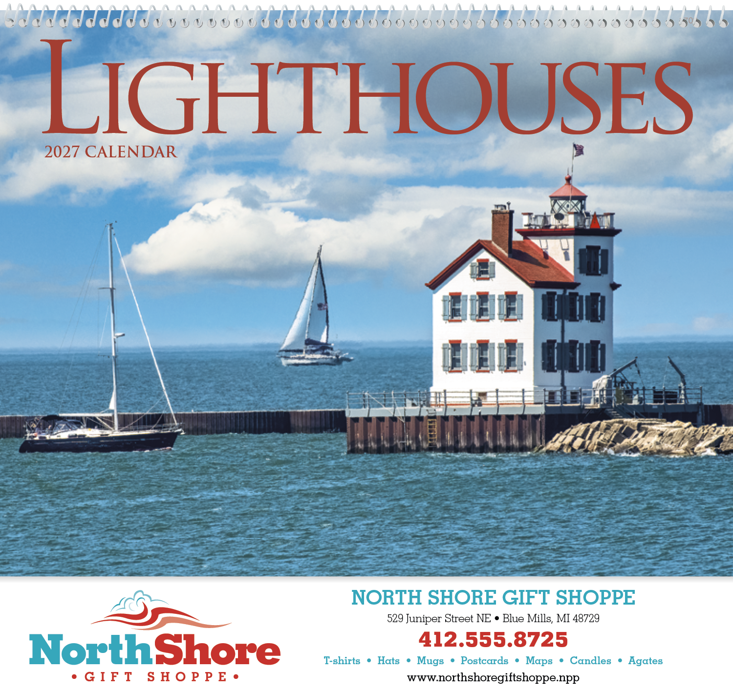 Triumph® Calendars Lighthouses Calendar 78