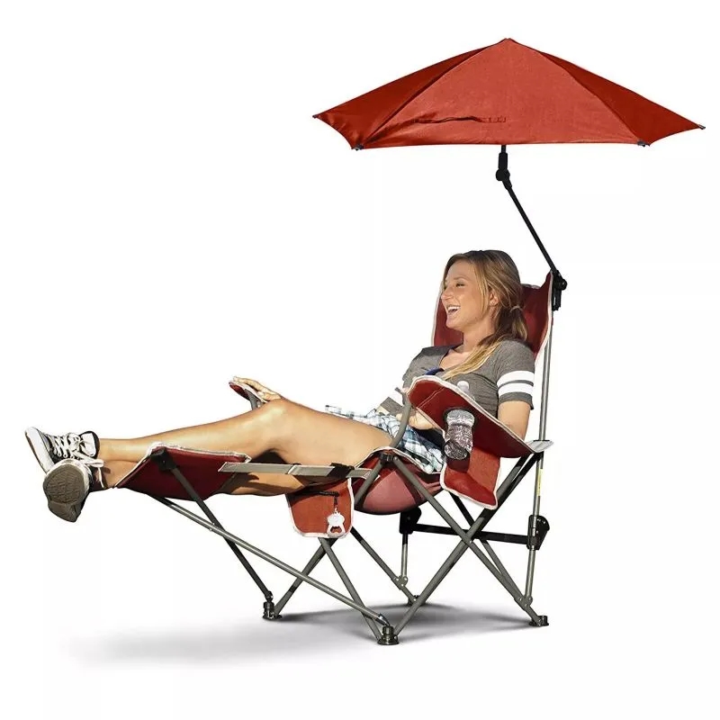Foldable Beach Chair with Umbrella 15