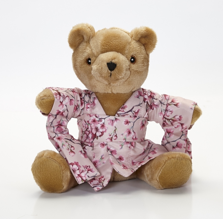 10" Cherry Blossom Kimono Bear 1