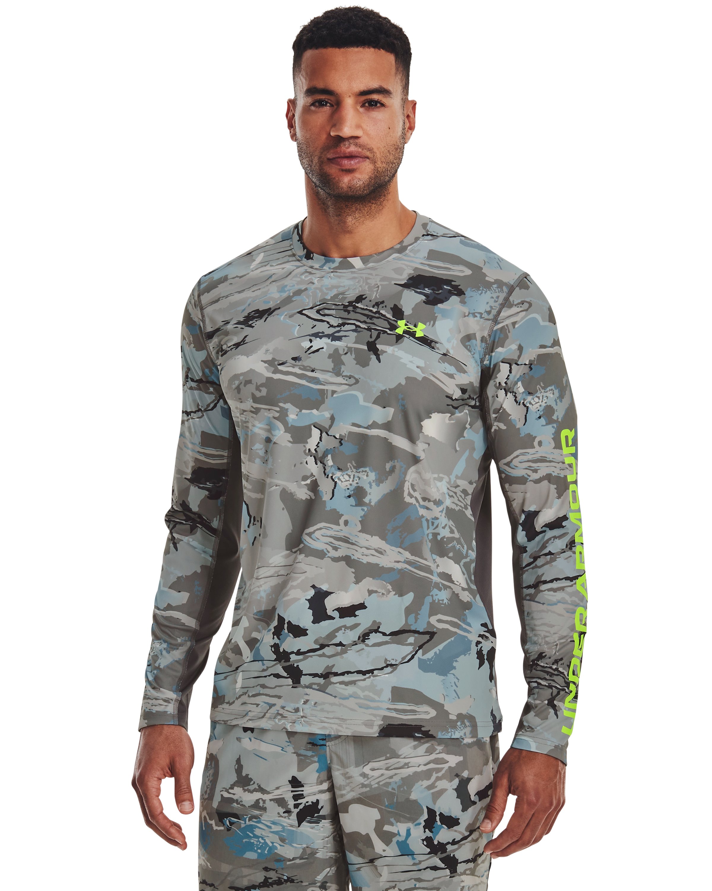 UA Iso-Chill Shorebreak Camo Men's Long Sleeve 2