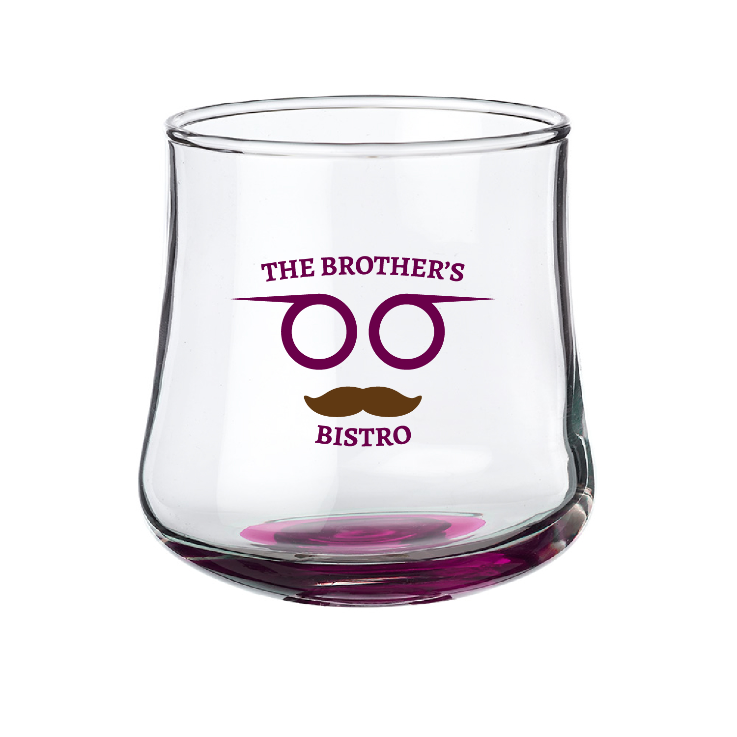 11 oz. Belle Stemless Glasses (2 Color Imprint) 9