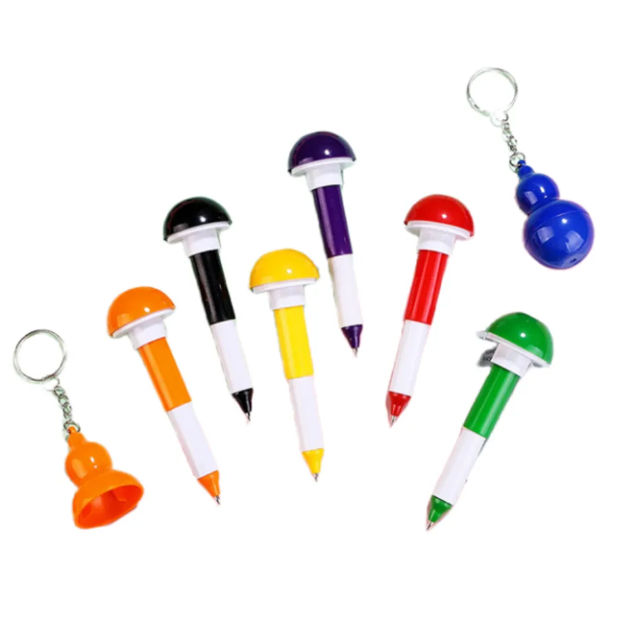 Gourd-shaped Stretchable Ballpoint Pen with Key Chain 7