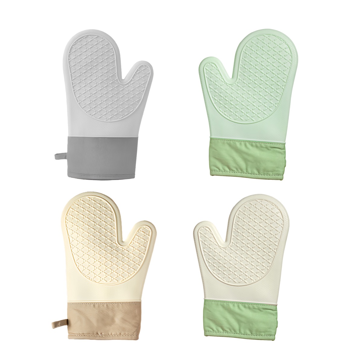High-temperature Oven Two-finger Silicone Gloves 1