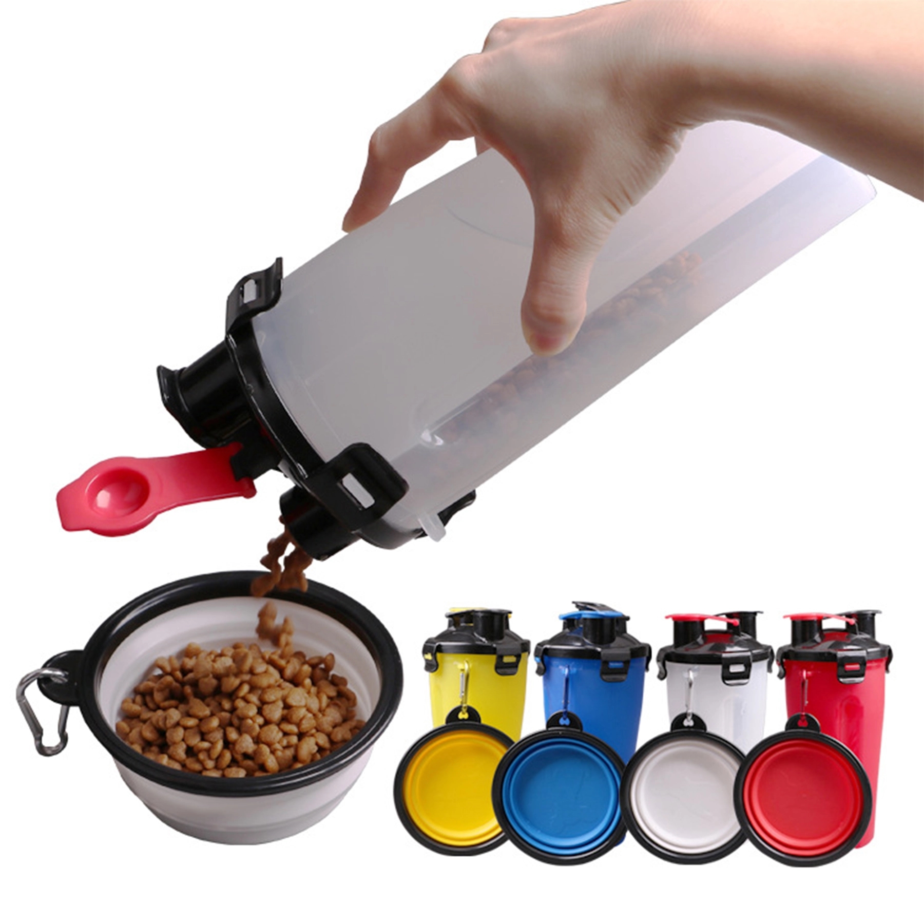 Portable Pet Food Container Water Bottle For Travelling 7