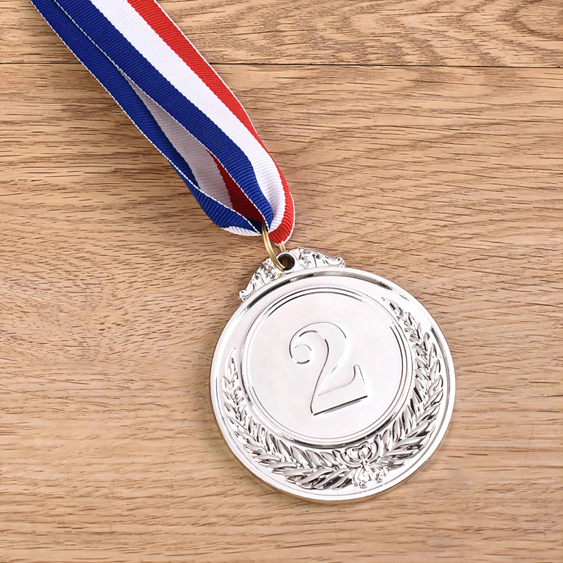 Metal Gold Silver Bronze Award Medals with Ribbon 2