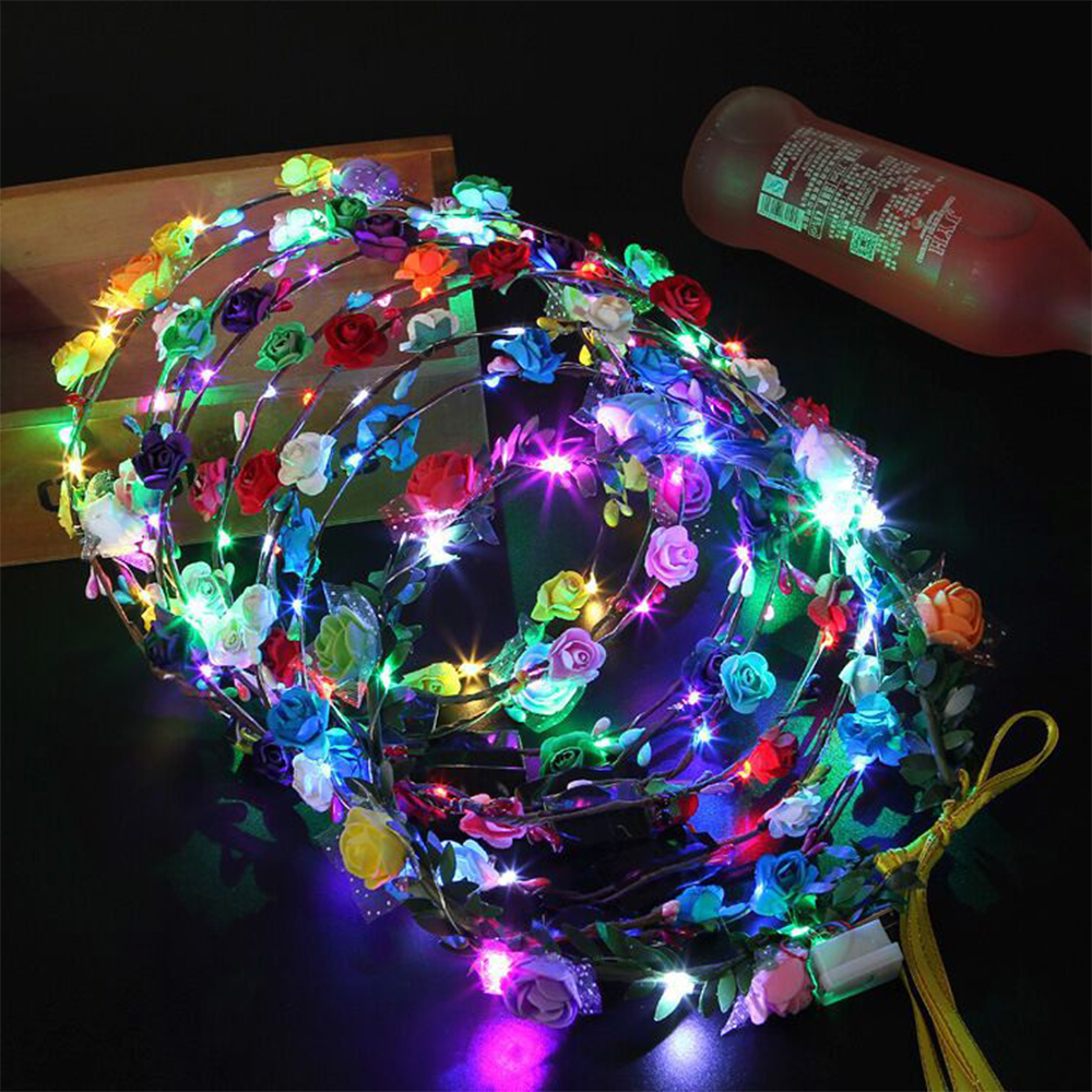 LED Flower Crown Headdress 4