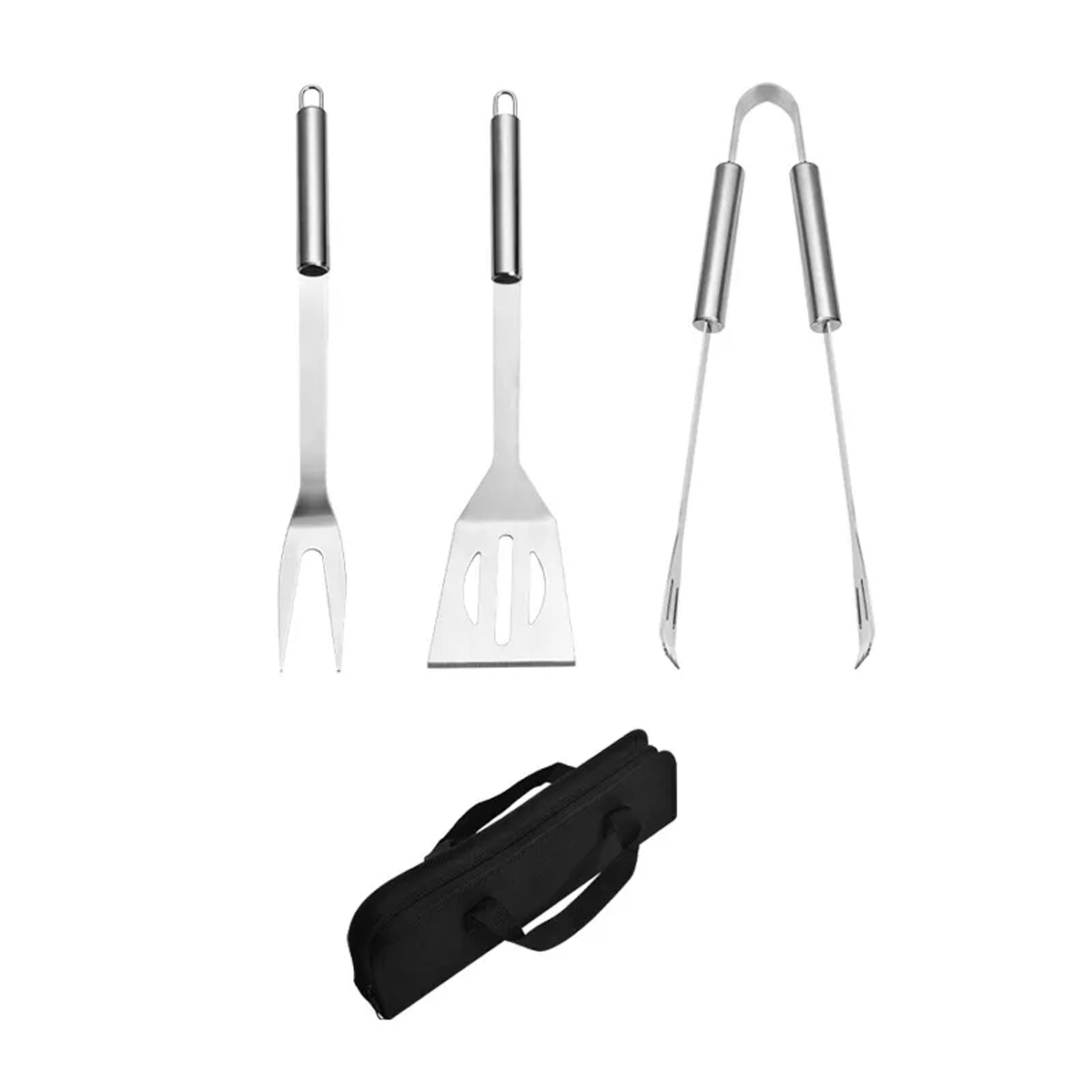 Portable BBQ Utensil Kit with Ergonomic Handles 2