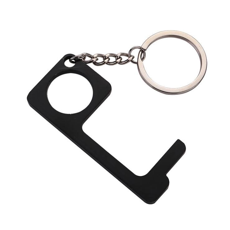 Anti-Virus Touchless Metal Keychains EDC Keychains 1