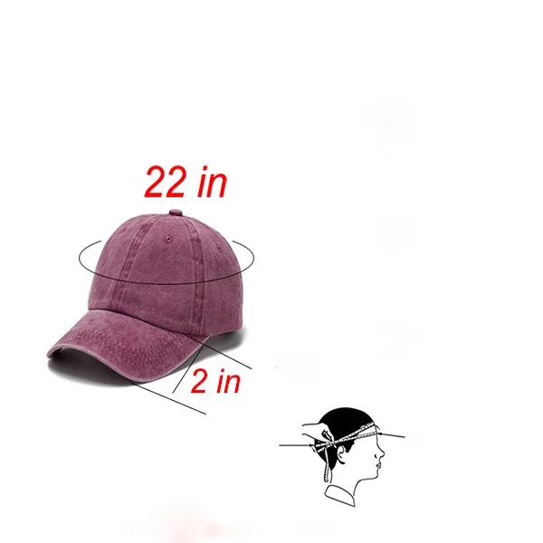 Wash Cotton Baseball Cap 2
