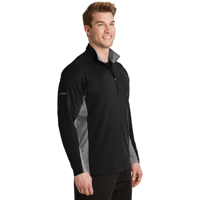 Sport-Tek Sport-Wick Stretch Contrast 1/4-Zip Pullover. 7
