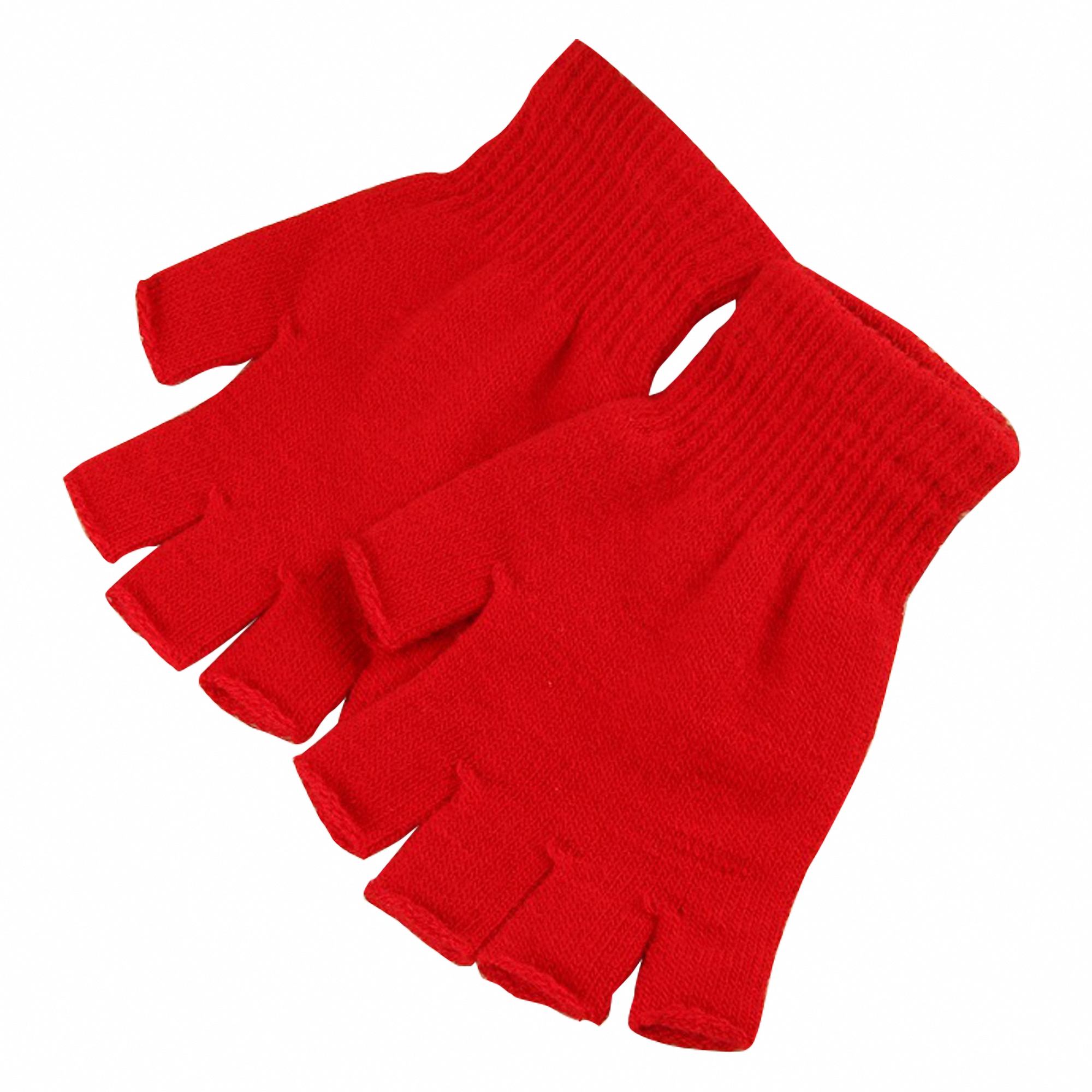Unisex Fingerless Knit Gloves for Adults 2