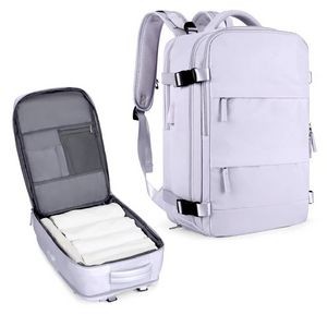 Versatile Travel Backpack with Charging Port & Shoe Pouch 10