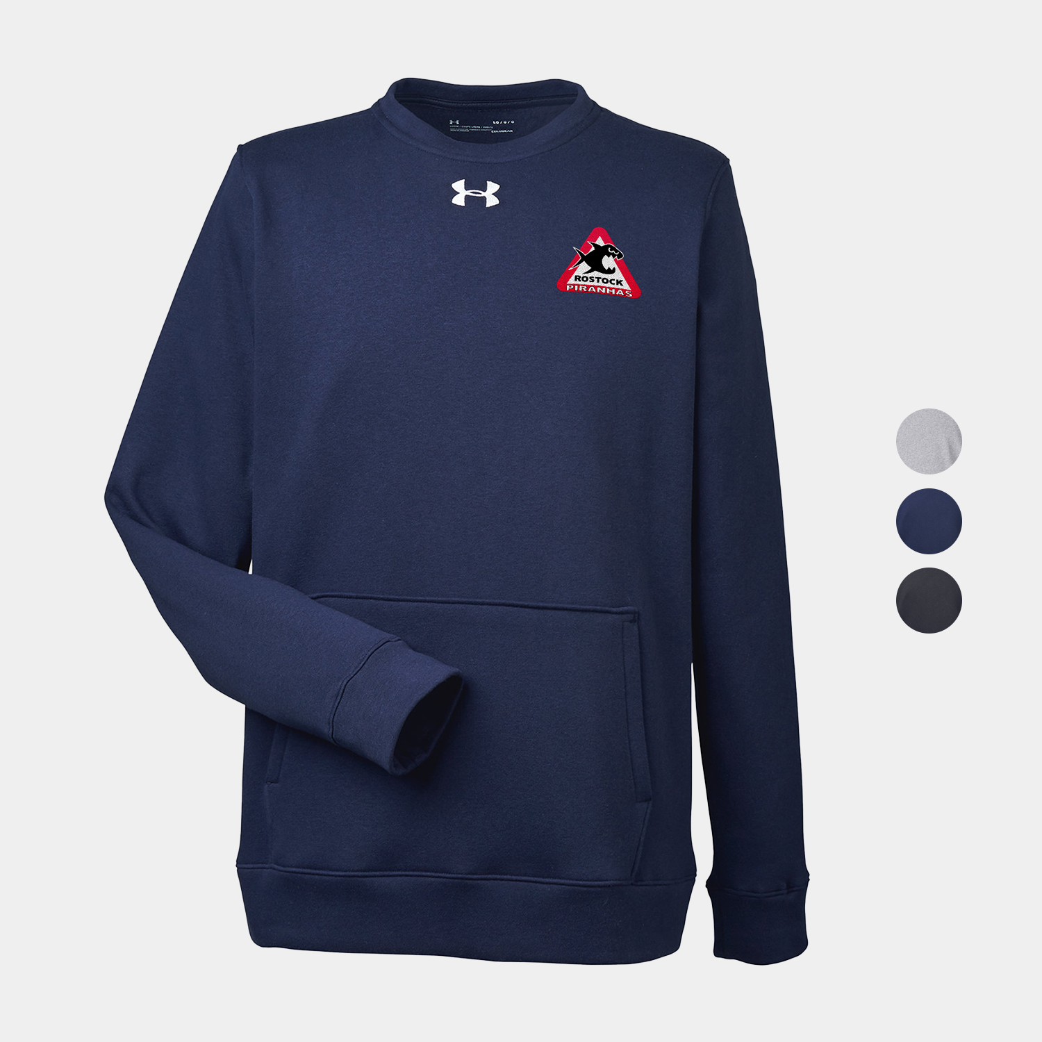 Under Armour Men's Hustle Fleece Crewneck Sweatshirt 7
