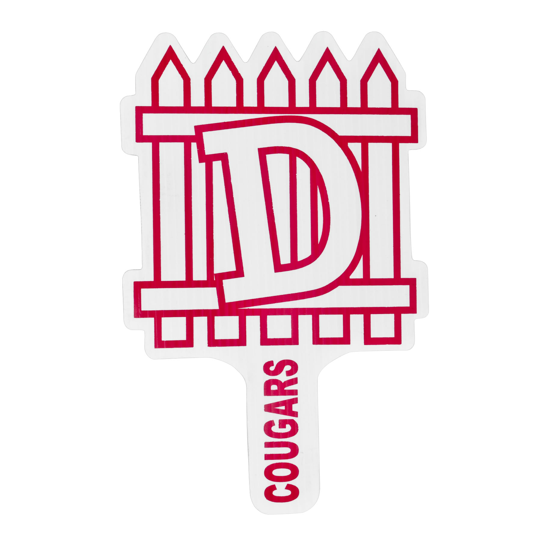 Fence Hand Fan, Screen Printed 25