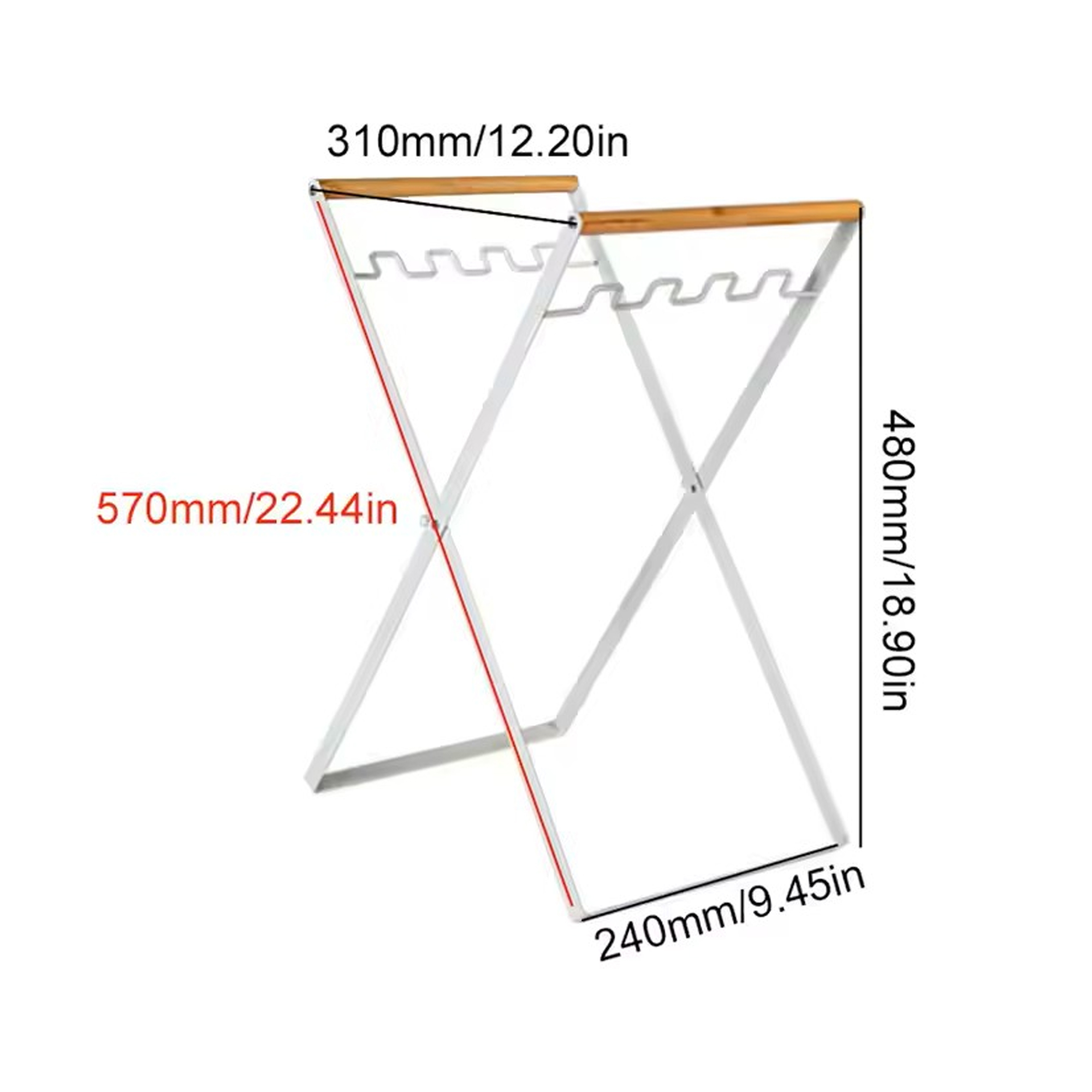 Outdoors Portable Trash Bag Rack 2