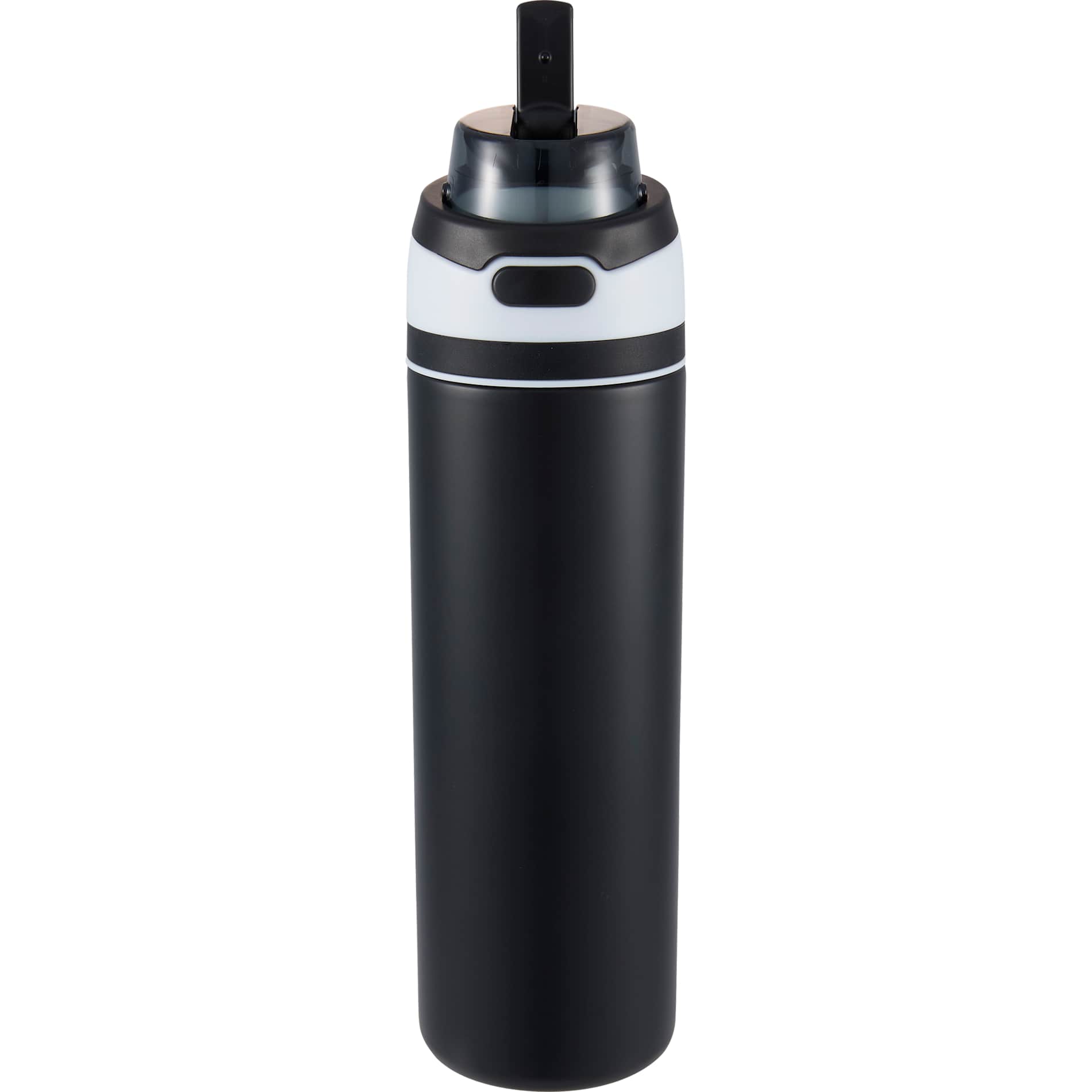 Elvin 28oz Recycled Stainless Flip Straw Bottle, custom water bottle with logo imprint 232