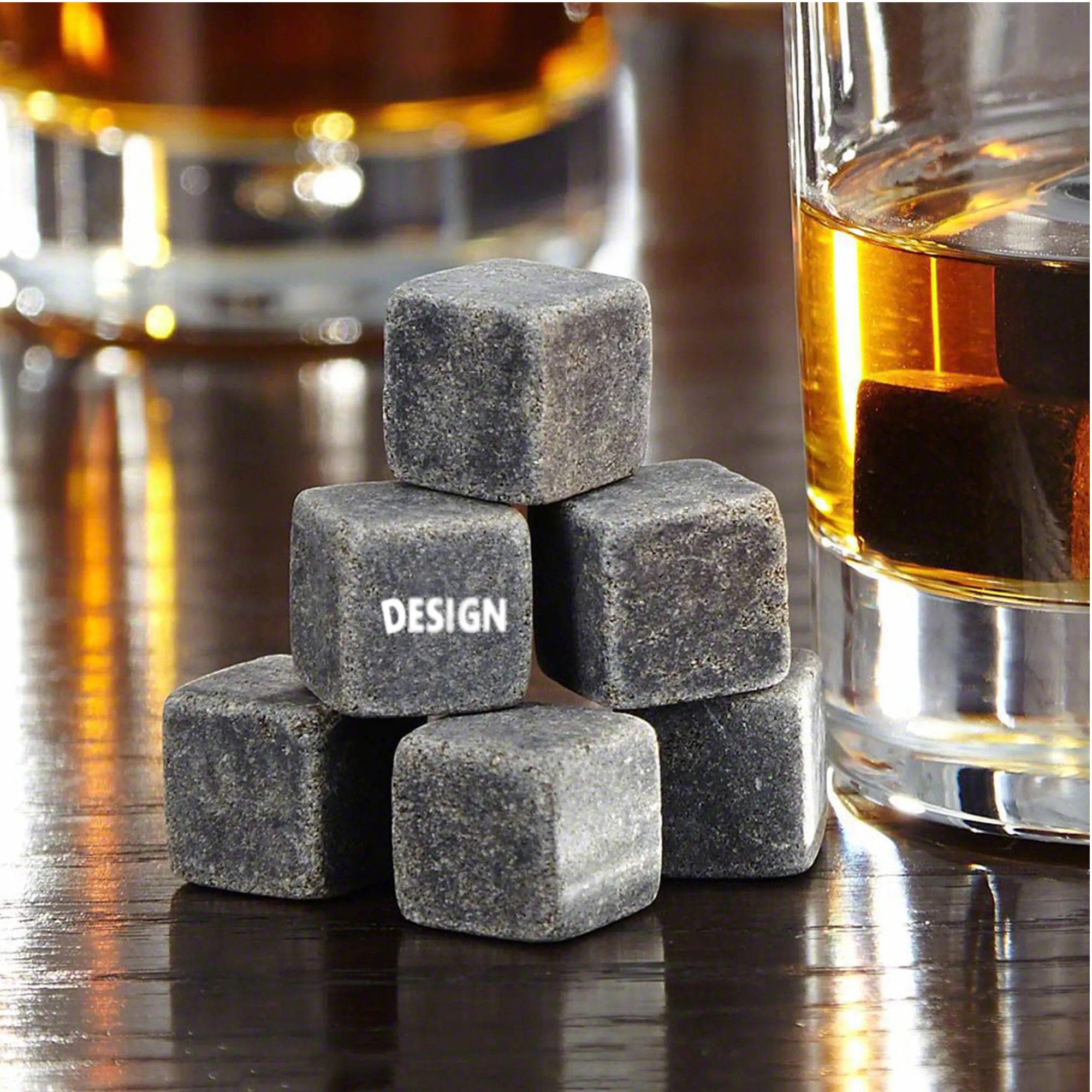 Premium Natural Granite Wine Stones Fast Chilling 2