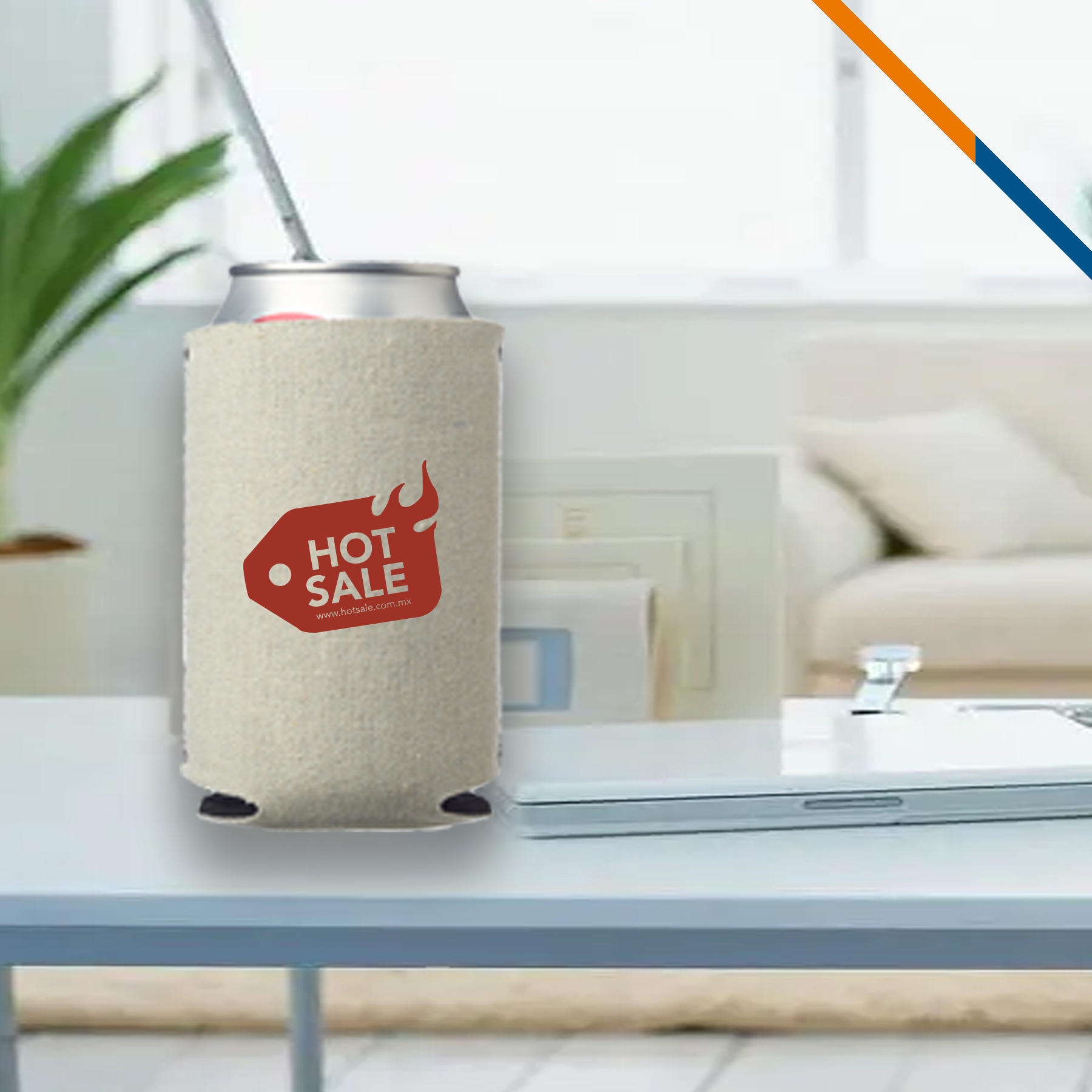 Dean Polyurethane Foam Collapsible Coolie, custom koozie with logo imprint 8