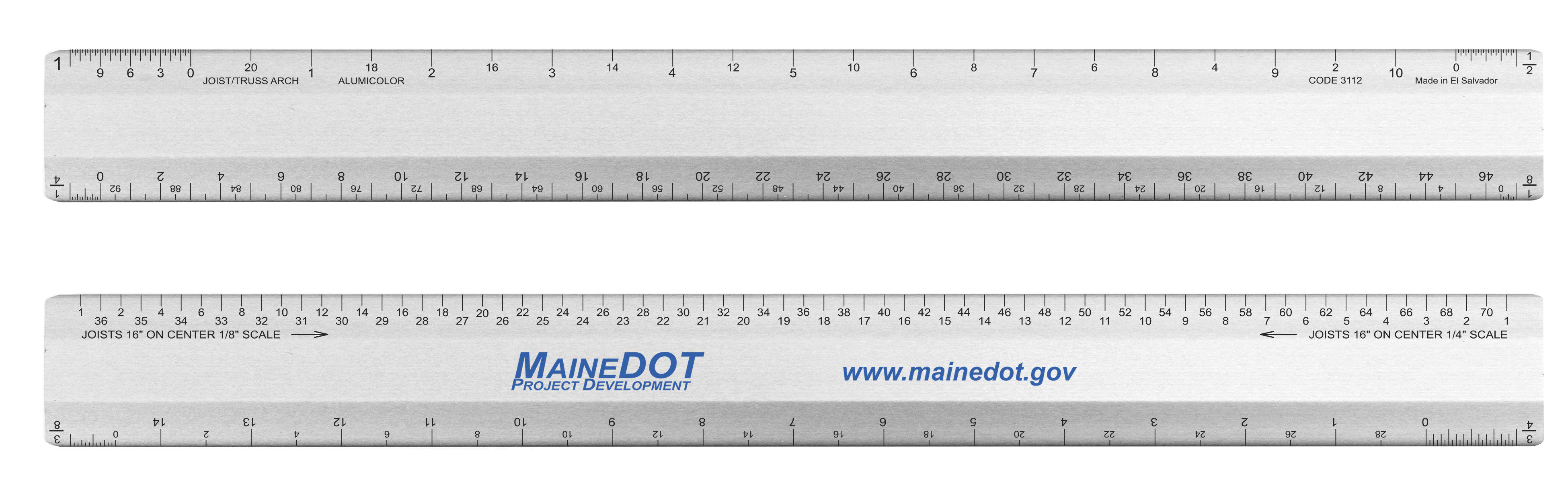 12" 4-Bevel Joist/Truss Architect Scale 2