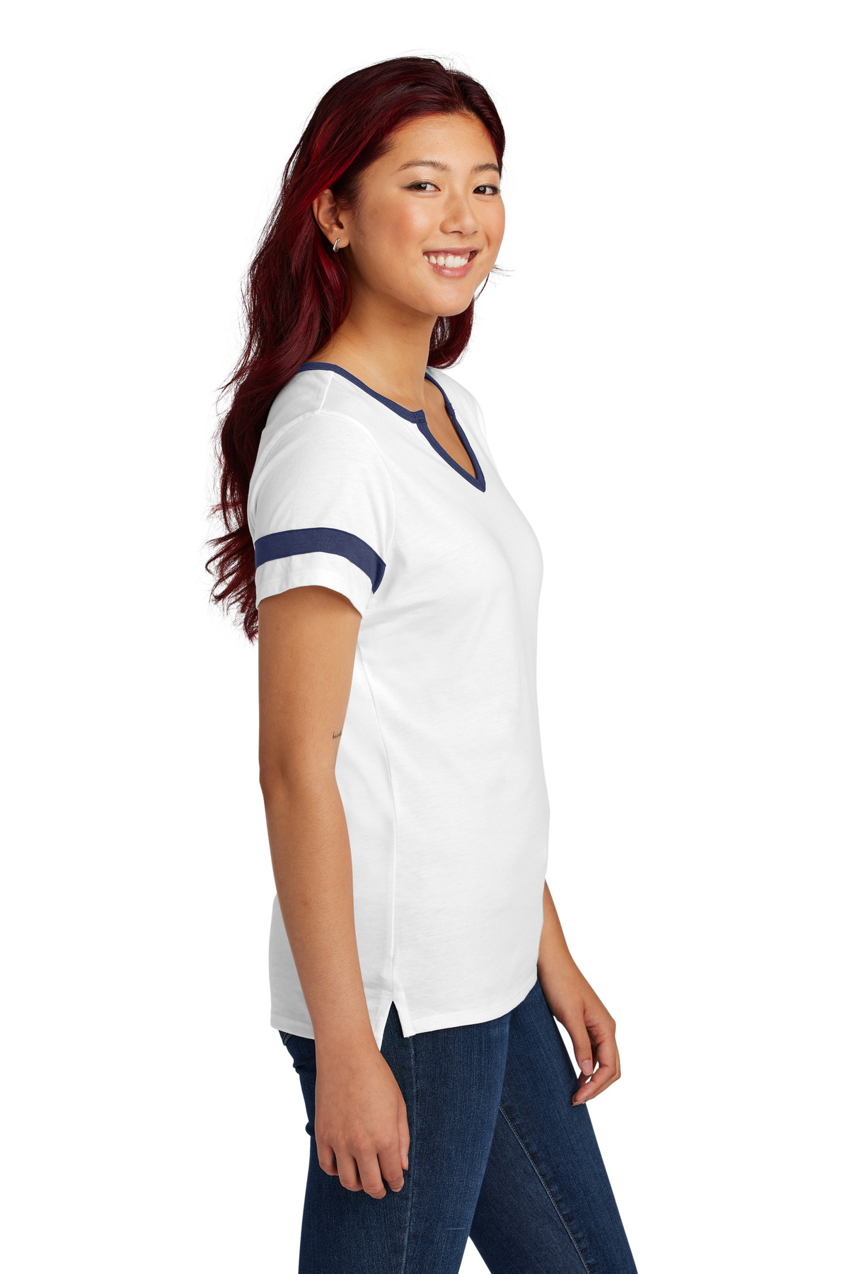 Sport-Tek Women's Halftime Notch Neck Tee LST6041 1