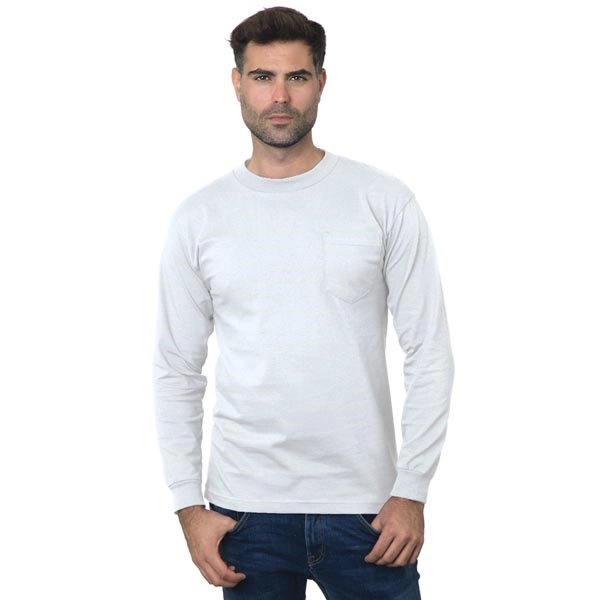 Unisex Union Made L/S Pocket Crew 9