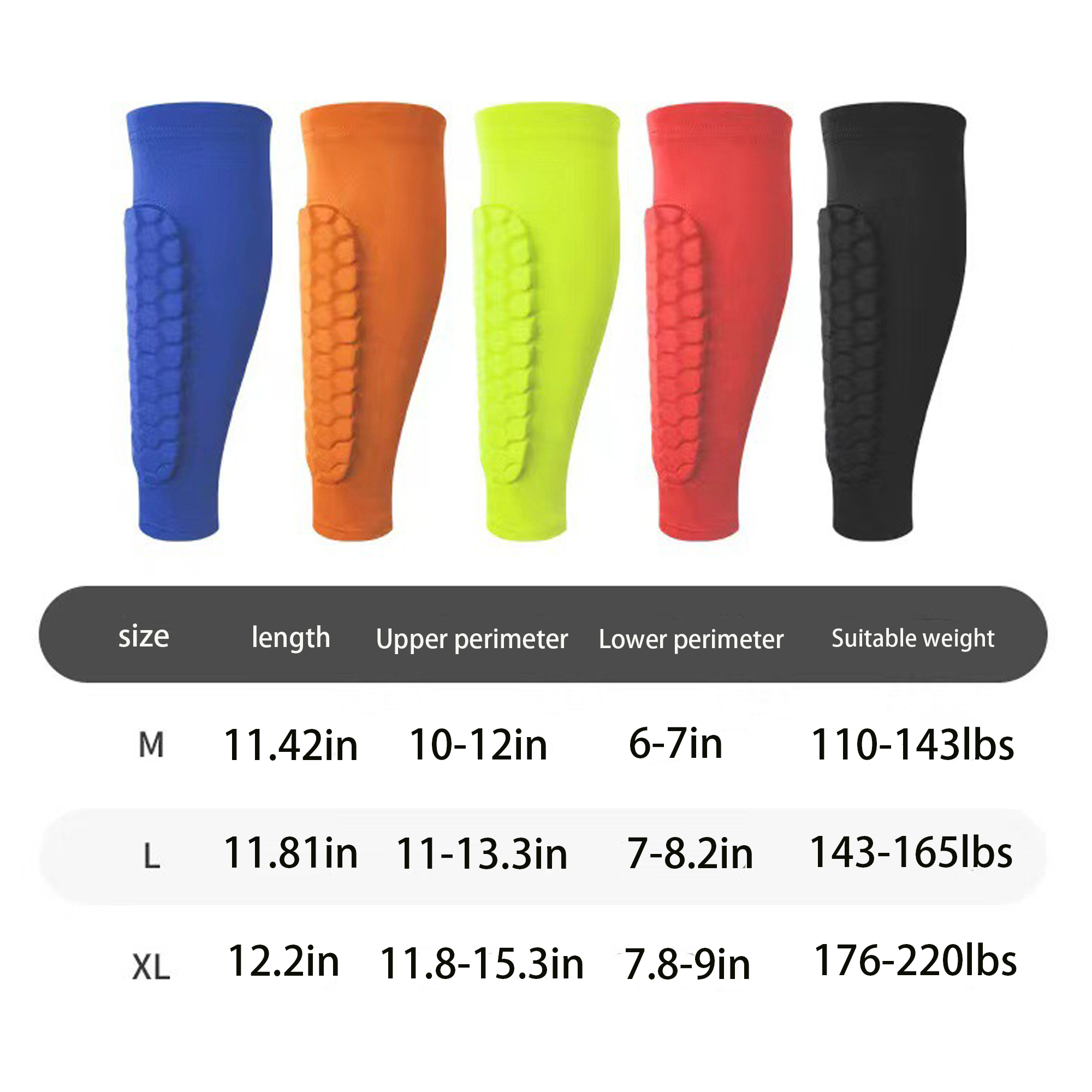 Honeycomb Anti-Slip Calf Guard 4
