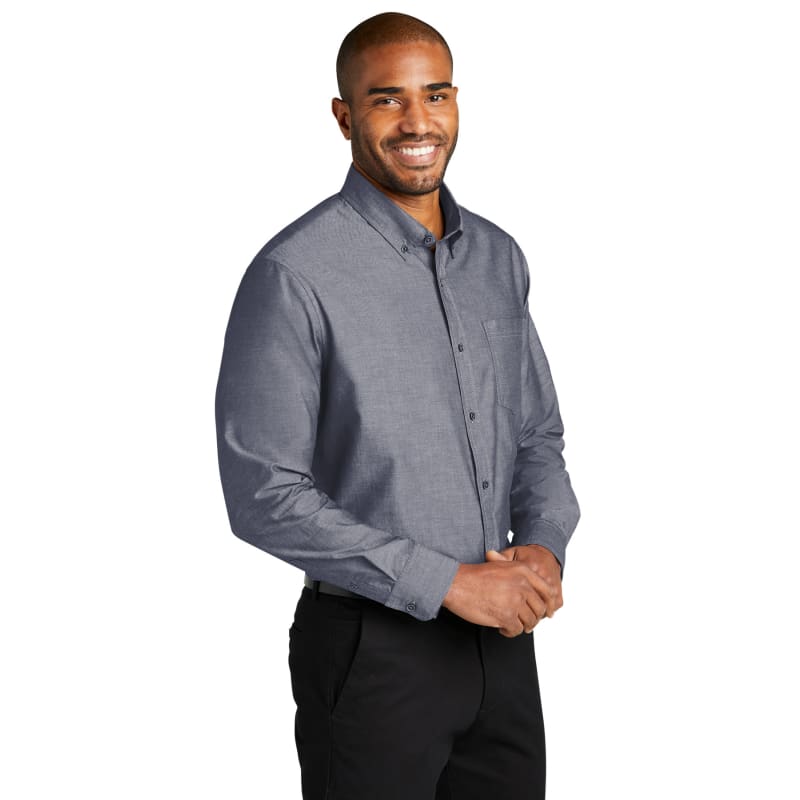 Port Authority Long Sleeve Chambray Easy Care Shirt 9