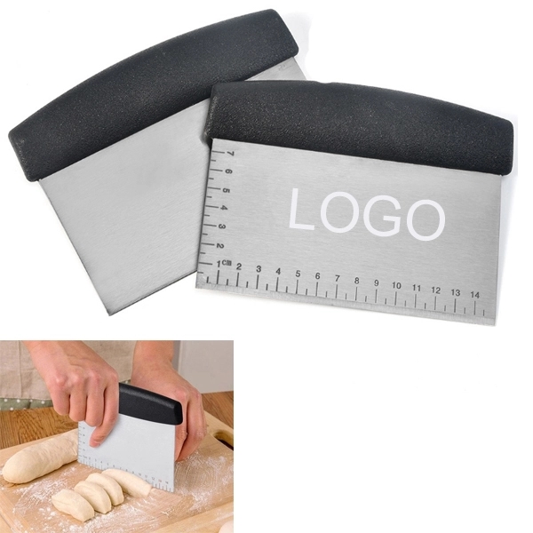 METALLIC DOUGH AND BENCH SCRAPPER 2