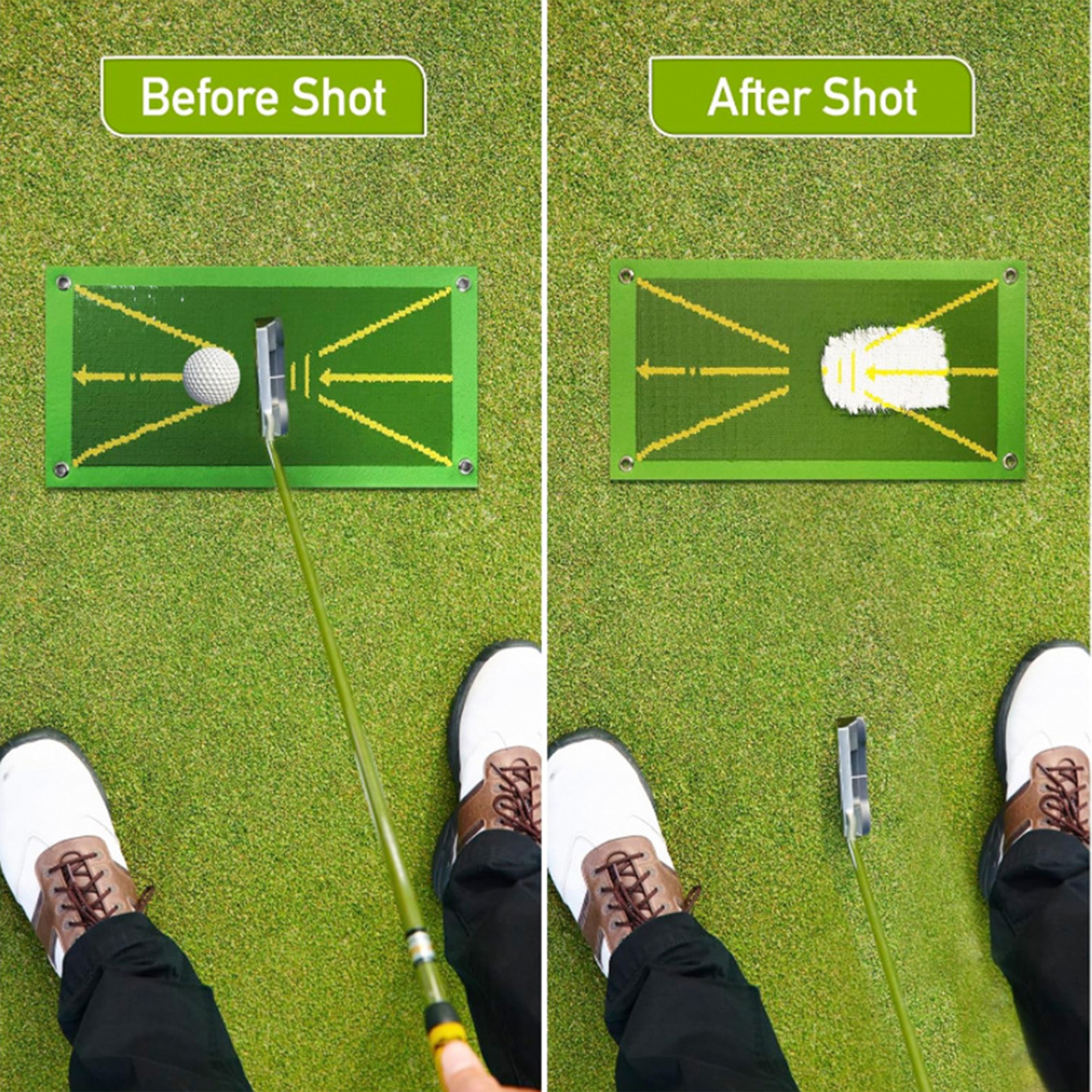 Rubber Golf Swing Trajectory Detection Pad 3