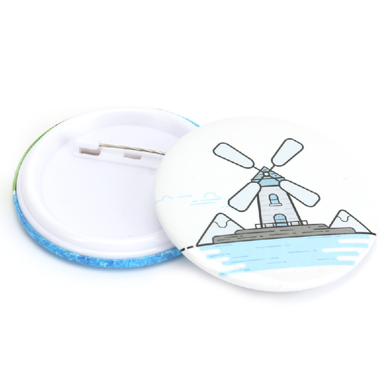 58mm Round Shape Button Pin Badge 3