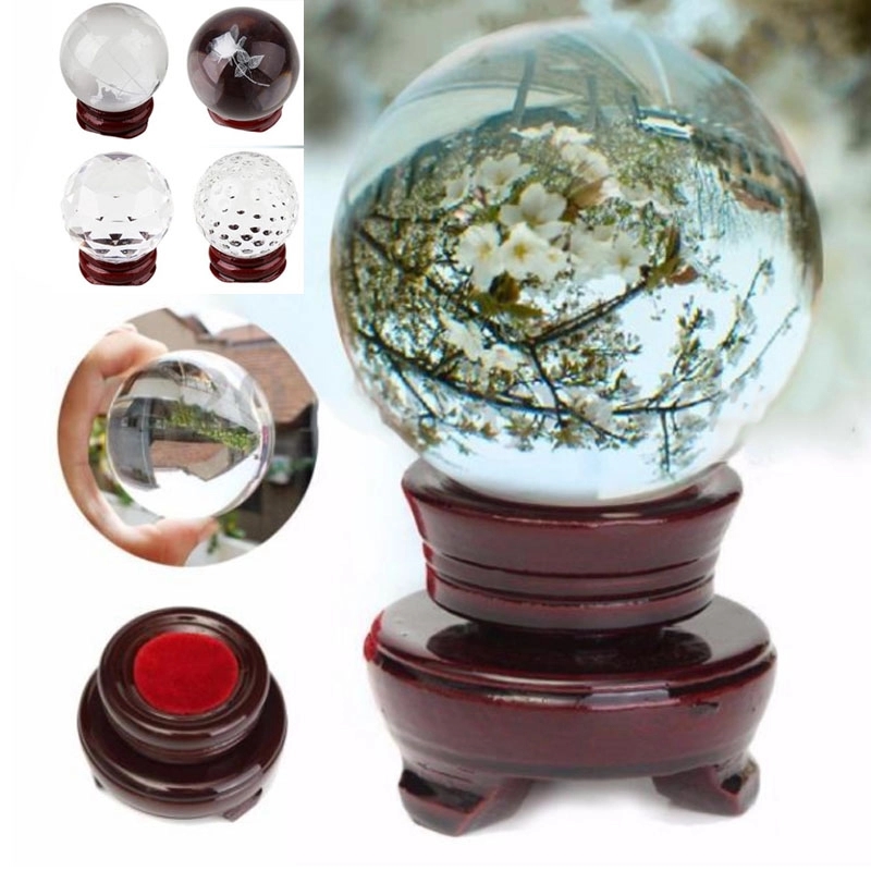 Crystal Ball with Wood Stand 5