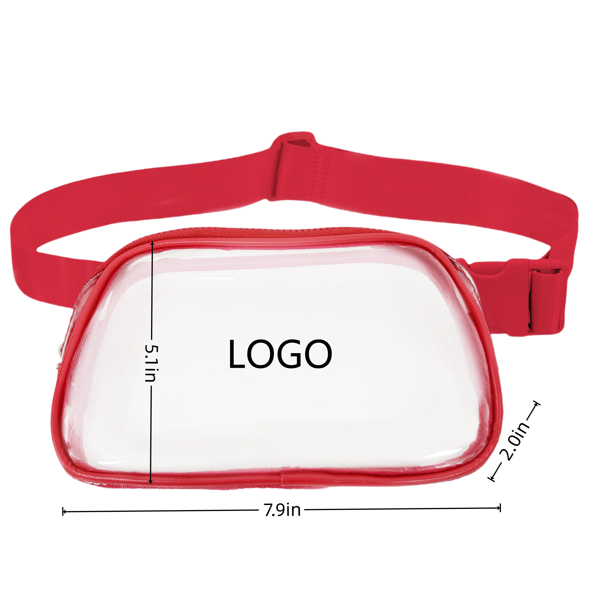PVC Waterproof Transparent Waist Bag 2