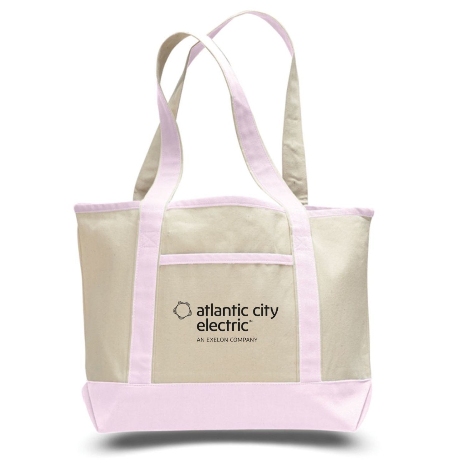 Small Deluxe Shopping Cotton Canvas Tote Bag USA Decorated (18.5" x 12"), custom tote bag with logo imprint 5