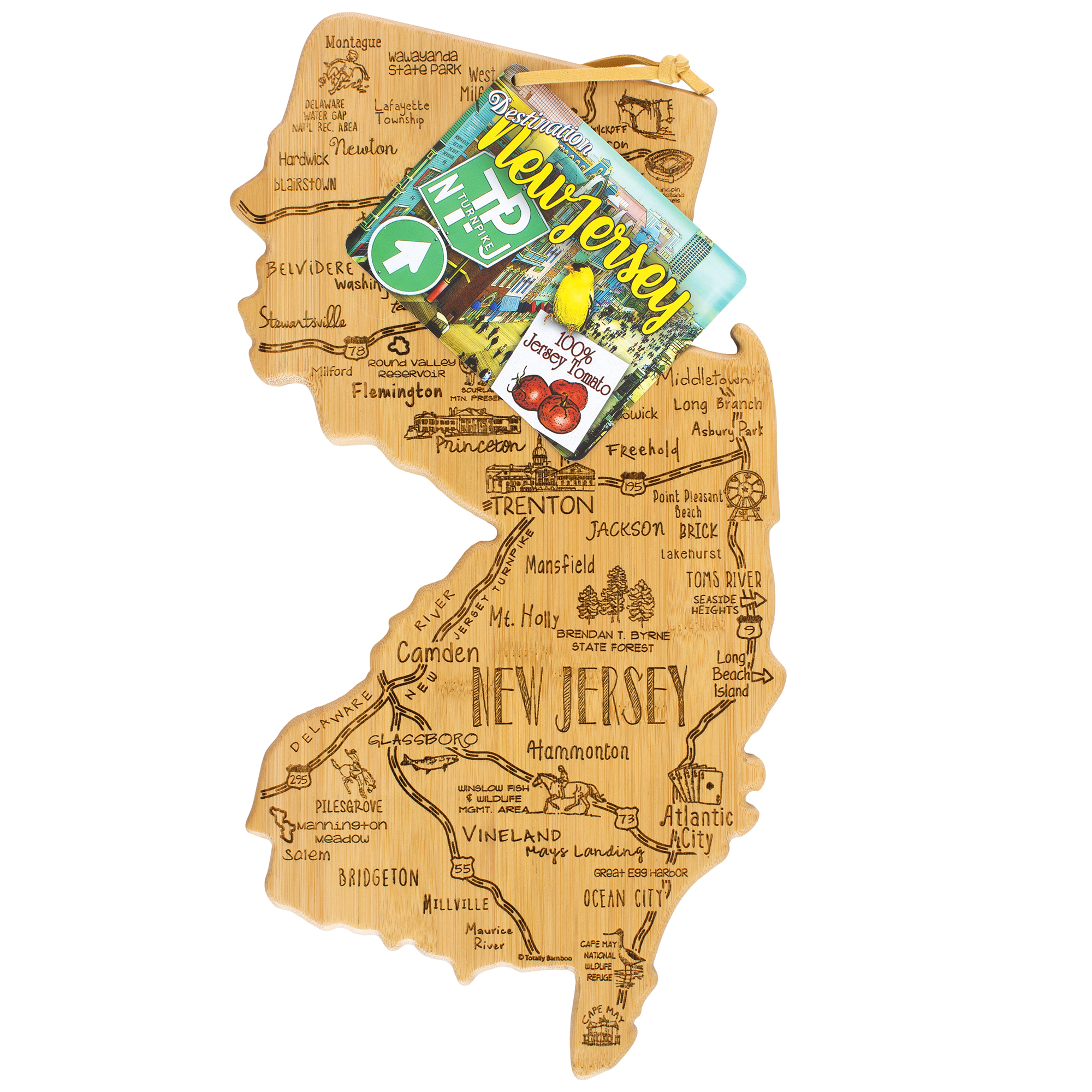 Destination New Jersey Cutting & Serving Board 3
