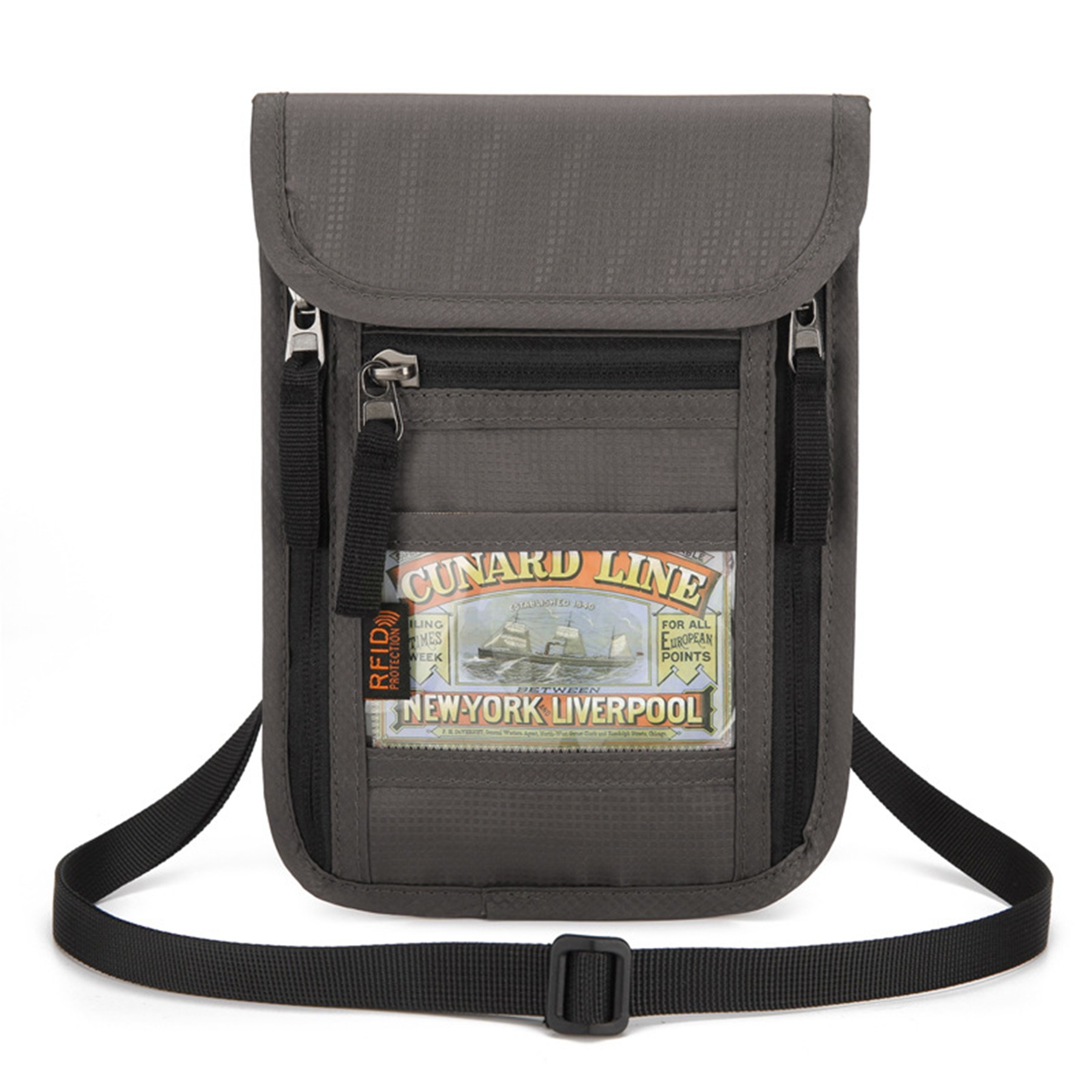 Neck Wallet with RFID Blocking 3