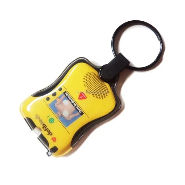 Custom PVC LED Flashlight Keychain 5