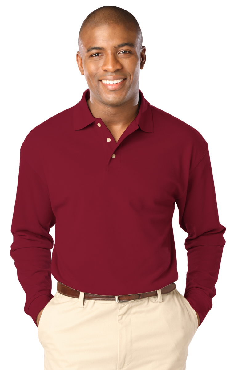 Men's Superblend L/S Polo 2