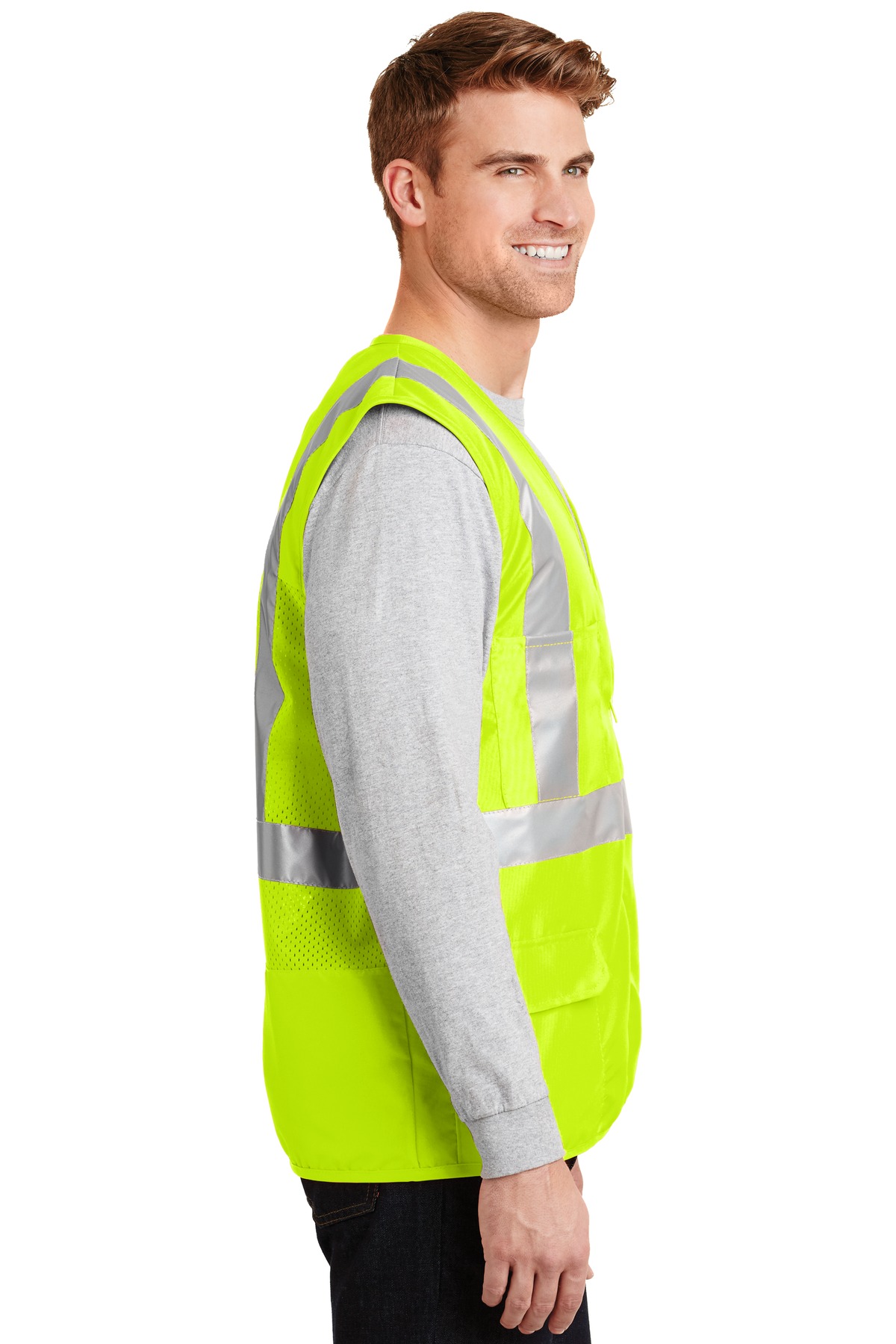 CornerStone - ANSI 107 Class 2 Mesh Back Safety Vest. CSV405 12