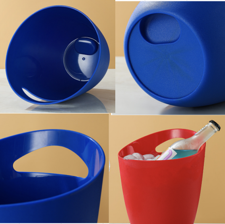 2.5L Plastic Ice Bucket 9