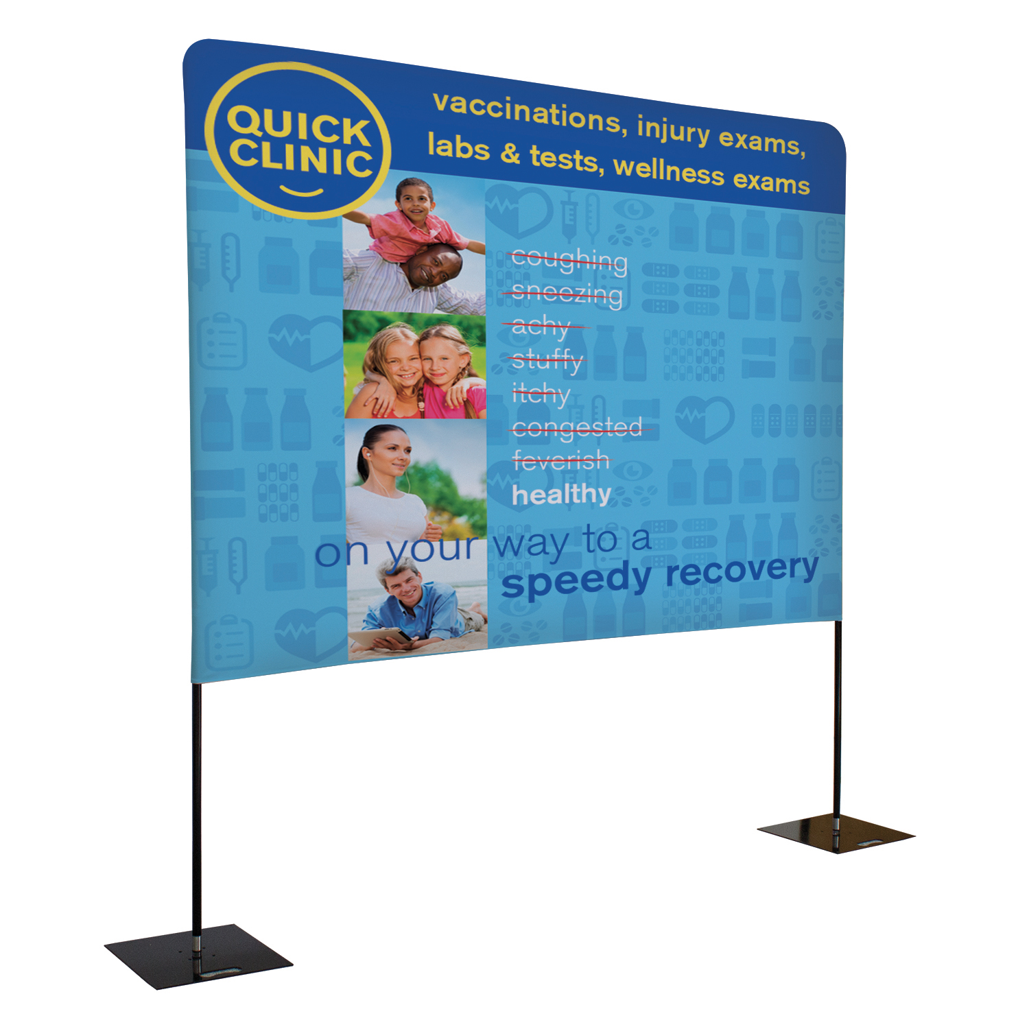 8' Over-the-Top Display Graphic Cover (Tall Back Wall) 3