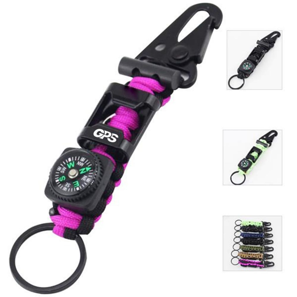 6 1/8 " Multi Functional Rope Keychain 1