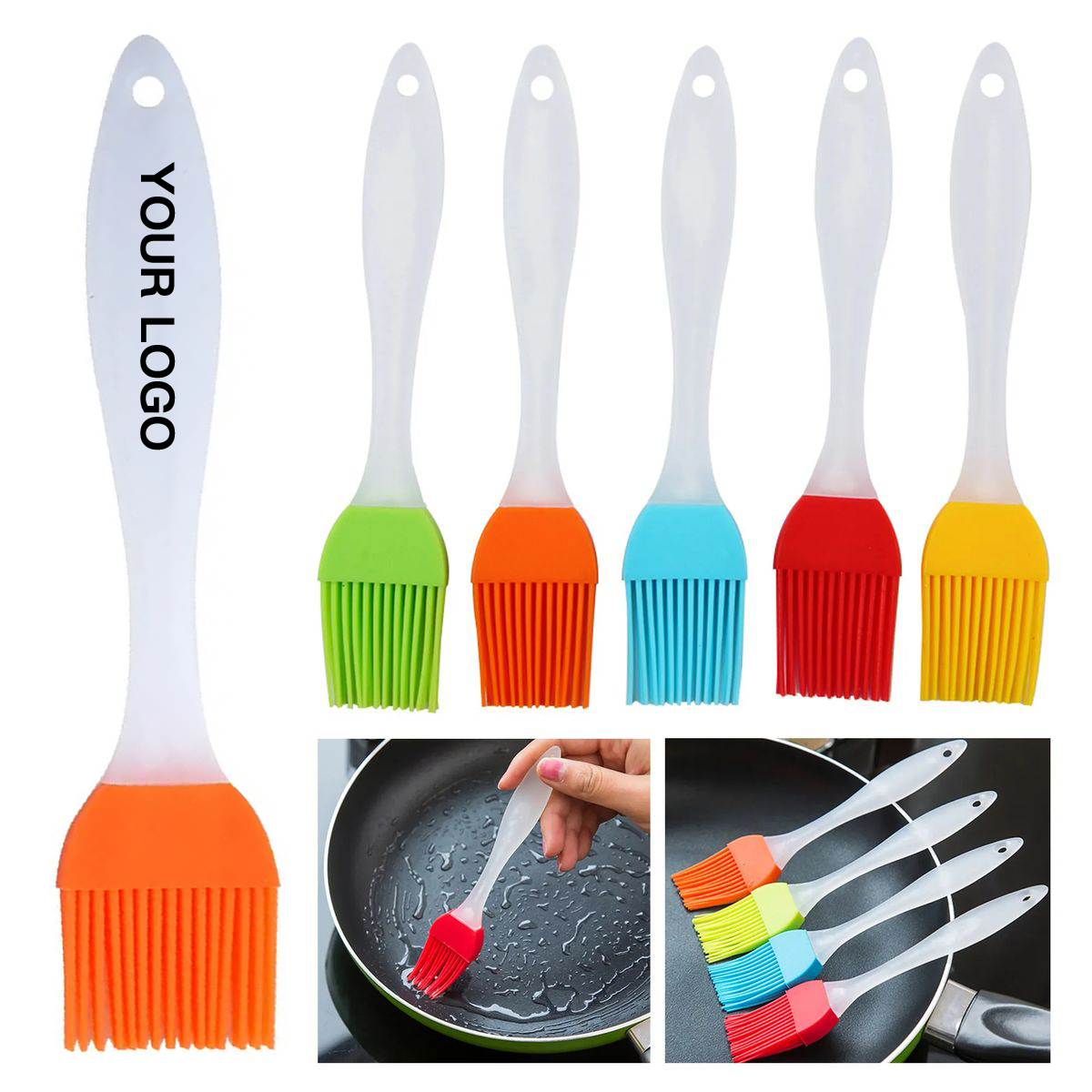 Durable Silicone Brush with Short Handle 8
