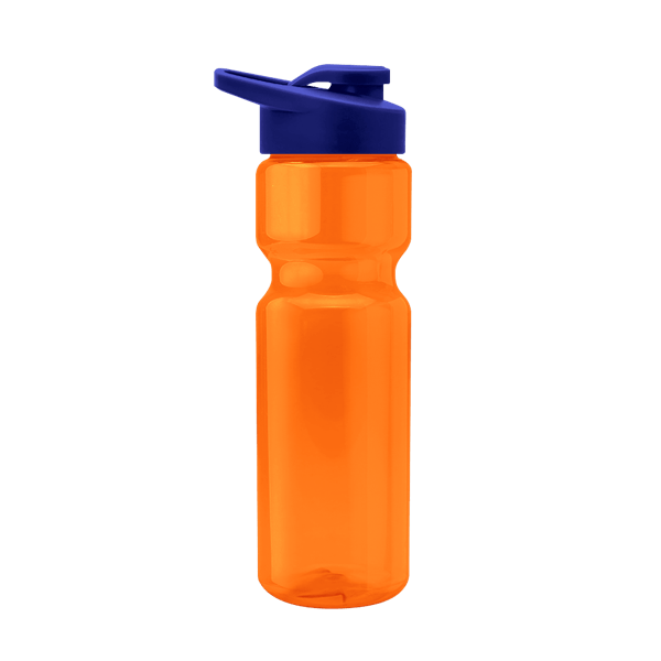 Blazer 28oz Transparent Bike Bottle w/Drink-thru Lid 2415