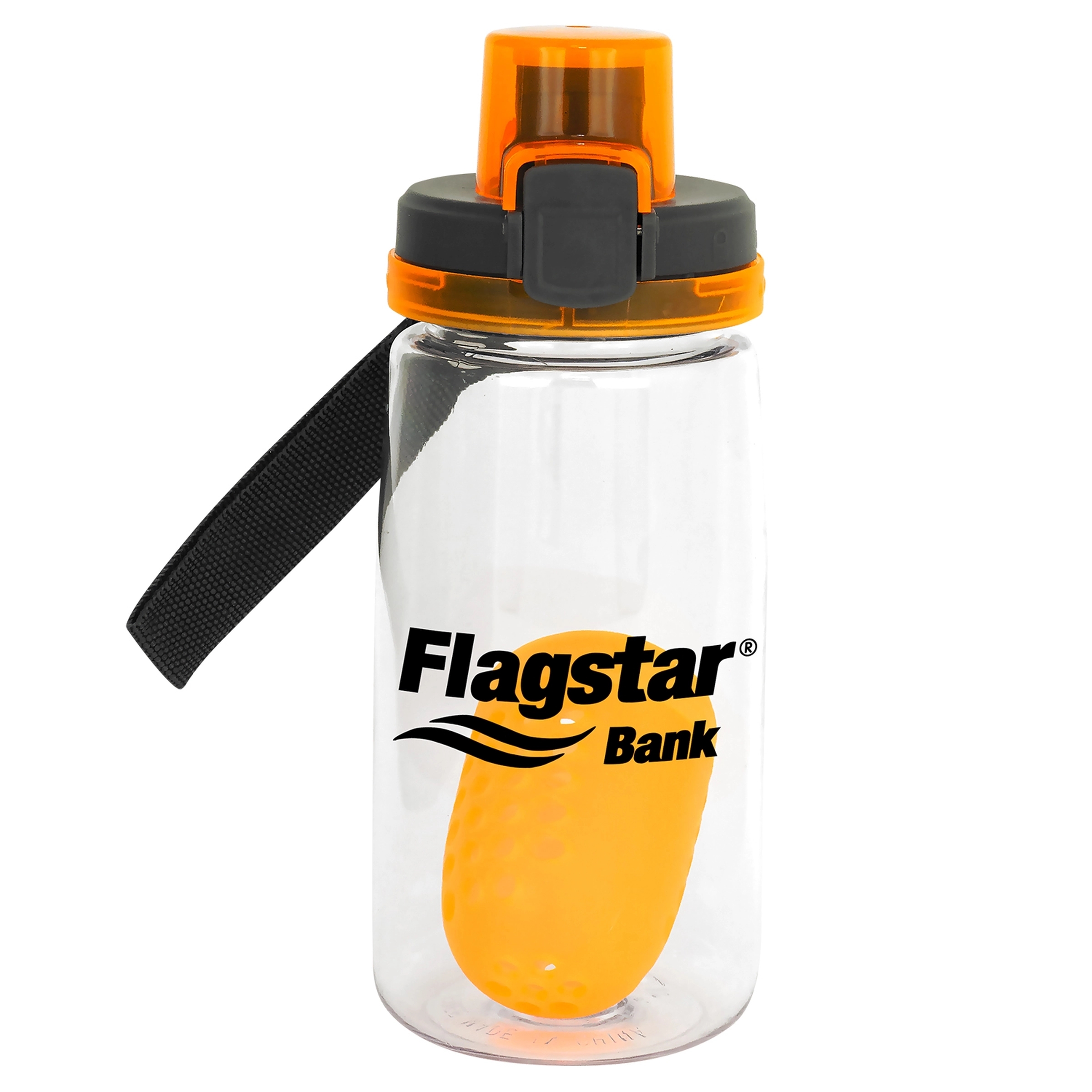 Locking Lid 18 oz. Recycled Bottle with Floating Infuser 4